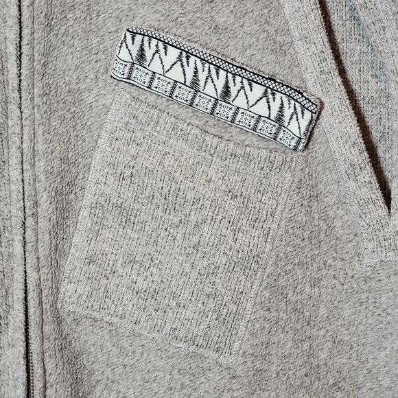 Anthropologie Saturday Sunday Gray Zip Front Cape Poncho Chic Fall Layering S - Picture 4 of 14